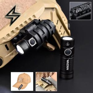 Scopes Wadsn Helmet tattico Lumo veloce Flash Fastlight Mini Arma Light Airso Soft Hunting Zoom Spotlight Spot Survival Sicurezza Lampada di sicurezza