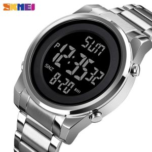 Watches SKMEI Digital 2 Time Mens Watches Fashion LED Men Digital Wristwatch Chrono Count Down Alarm Hour For Mens reloj hombre 1611