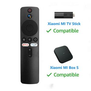 MIボックスS XMRM006 MI TV STICK MDZ22AB MDZ24AAスマートテレビボックスBluetooth VoiceリモートコントロールGoogle Assistantのコントロール