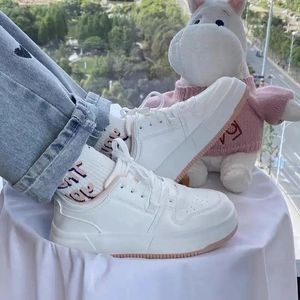 Casual Shoes Female Footwear Athletic Low Whit Women's In A Luxury Cotton Summer 2024 Korean Price With Daily Routine