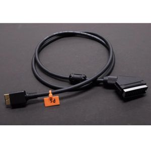 ケーブルPS1 PS2へのRGBS EU Scart Cable Retro Video Game Consoleビデオ変換ケーブルゴールドメッキプラグ