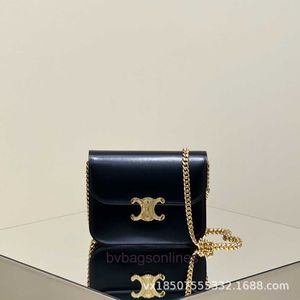 High end Designer bags for women Celli New Versatile Box Chain Tofu Bag Womens Crossbody Small Square Bag Flight Attendant Bag original 1:1 with real logo and box