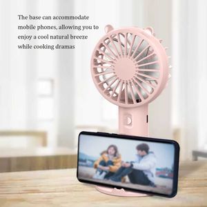 Andra apparater Portable Portable Fan Small Cooling Fan USB Charging Fan Eyelash Silent Cooler Portable Fan Mini USB Charging Desktop Fan J0423