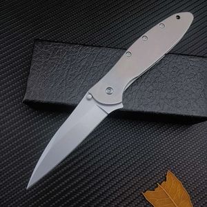 Sier Leek Flipper Assisted Opening Folding Knife Stainless Steel Blade Outdoor Camping Hunting Knives Tactical Pocket Tool