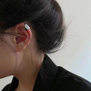Earrings 1Pc Silver Color CShaped NonPiercing Ear Clip Earrings for Women Men Fashion Snake Ear Cartilage Cuff Without Piercing Jewerly
