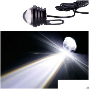 Led Daytime Running 1Pair Car Light Lights Drl External Fish Eagle Eye Mobile Strobe Flash Lamp Drop Delivery Mobiles Motorcycles Par Dh7Fp