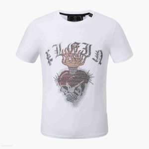 Plein t Shirt Plein-Brand T-Shirt Phillip Skulls Tees Shereved Pp Killer Teddy Bear Tops Beach Summer Style Mens Black 3622