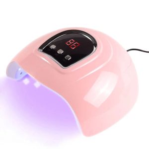 Kits Large Space Dual Light Source Uv Nail Lamp Led Light Therapy Hine Professional Nail Dryer for Women