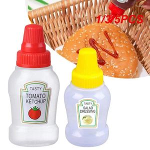 Storage Bottles 1/3/5PCS Squeeze Sauce Bottle For Seasoning Convenient Plastic Condiment Box