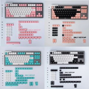 Acessórios MSA Teclado mecânico 150 Chaves Double Shot Keycap MSA Perfil English Personalidade CAPS CAPS PARA TECHADOR MECÂNICO 61/64