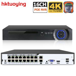 Lens 16Ch 8CH 4K 8MP H.265 PoE NVR Recorder 4CH For HD 3MP 4MP 5MP IP Camera Face Detection 48V 802.3af ONVIF 2.4 Xmeye