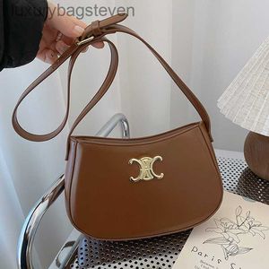 10A genuine leather Celings shoulder bags women high quality retro popular new bags for spring 2024 trendy simple texture single shoulder underarm small square bag