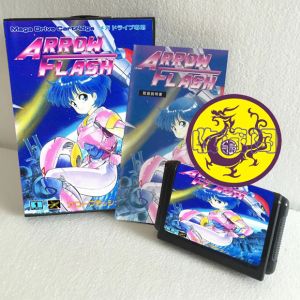 Accessories Arrow Flash with Box and Manual Cartridge for 16 Bit Sega MD Game Card MegaDrive Genesis System