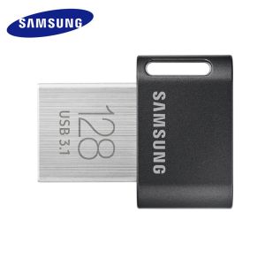 Приводит в движение USB 3.1 Samsung Fit Plus USB Flash Drive Pendrive 256 ГБ 128 ГБ Flash USB 32 ГБ 64 ГБ металлической мини -мини -крошечный