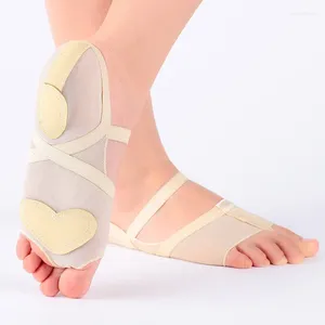 Dansskor 2024 Ladies Lyric Yoga Practice Shoe Foot Tongs Footureez för moderna läder Sole Girls Gym Ballet