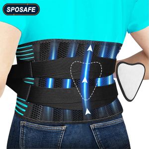 Pads Waist Compression Support Belt Breathable Mesh Antiskid Lumbar Brace for Men Women Waist Back Pain Relief, Sciatica Scoliosis