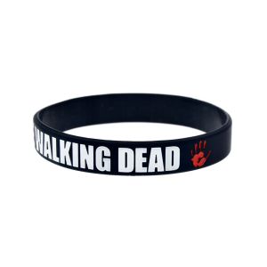 Strands Movie The Walking of Dead Men Sport Bracciale Halloween in gomma Bracciale in silicone Figura Figura cosplay Croni