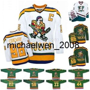 Kob Weng Mighty Movie Jersey 14 Antti Aalto 21 Ted Donato 22 Luis Mendoza 31 Steve 56 Russ 86 Shjon Podein Hockey Jerseys