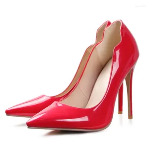 Dress Shoes Sexy High Heels Women Pumps 2024 Spring Autumn Pointed 11cm Stiletto Big Size 43 Slide Girl Wedding Party