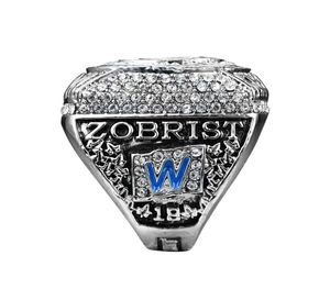 TODO 2016 Cubs Championship Ring Zobrist Men Gift Drop Whole Drop 1090409