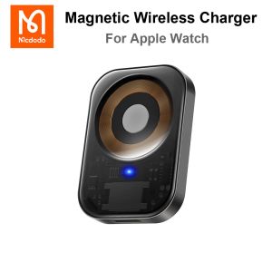Chargers Mcdodo Apple Watch Magnet Induction Fast Charge Charger For iWatch Series 8 7 SE 6 5 4 3 2 Portable Magnetic Wireless Charge Pad