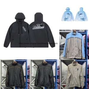 Бренд Trapstar Werdbreaker Mens Designer Bomber Женская куртка кожаная водонепроницаем