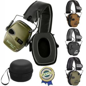 Webbkameror 2023 Ny original Tactical Electronic Shooting Earmuff Outdoor Sports Antinoise Headset Impact Sound Amplification Hearing