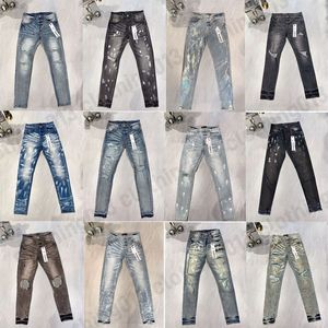 jeans viola pantaloni in jeans maschi jeans viola designer larghi jean uomini pantaloni di alta gamma design dritto design retrò streetwear casual pantaloni della tuta neri joggers