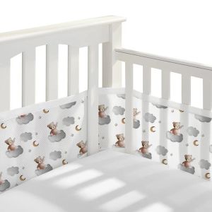 sets Multipurpose Knot Design Crib Bumpers for Baby Bedding Accessories Baby Crib Accessories Newborn Baby Bed