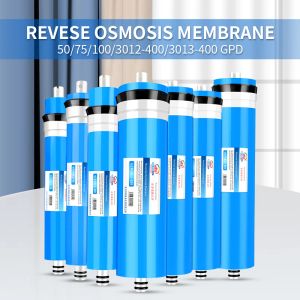 Purifiers Ro Membrane 50/75/100/125/400GPD Hemkök omvänd osmos RO Membran ersättare Vattensystem Filter vattenrenare dryck