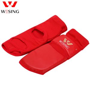 Pads Wesing Sanda Wushu Instep Guard Muay Thai Ankle Protective Boxing Taekwondo Training Foot Support Large Size Mma