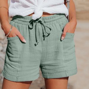 Summer Cotton Casual Shorts Women Basic Short Pants Sports Trousers Ladies Fashion Home Streetwear Beachwear 240420