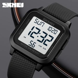 Saatler Skmei Marka Sport Dijital Saat Moda Led Erkekler Saatler Chrono Elektronik Koltağı Su Geçirmez Geri Sayım Saati Reloj Hombre