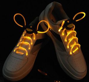 LED Shoelace do światłowodowego oświetlenia El Yellow Color LED El Shoelace w pakiecie 5Pairs6922930