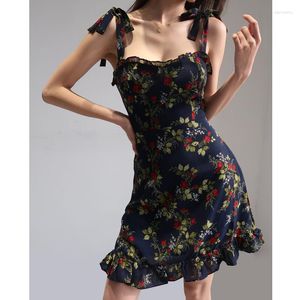 Casual Dresses Girls 'Retro Wood Ear Slim Looking A-Line Slip Dress