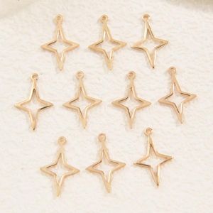 Takılar WZNB 10pcs 16x10mm Mücevher için Yıldız Yapmak İNCELEME MEKEOR ALISI ALINAN DIY Küpe Kolyesi El Yapımı Aksesuarlar Malzeme