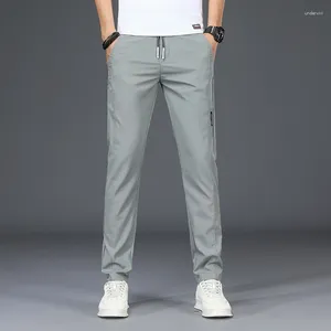 Men's Pants 2024 Minimalist Fashion Brand Spring And Summer Casual For Slim Fit Versatile Loose Fitting Straight Leg Trousers