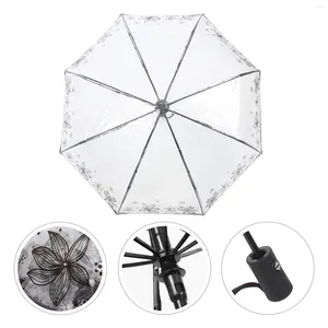 Umbrellas Folding Umbrella Automatic Transparent Auto Open Foldable