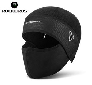 Rockbros ciepły kaptur Balaclava Winter WindProof Full Face Mask Mash and Women Motorcycle Maski rowerowe 6484569