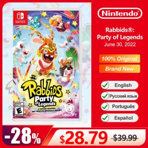 Deals Rabbids Party of Legends Nintendo Switch Game Deals 100% Original Physical Game Card Support 14 Player for Switch OLED Lite