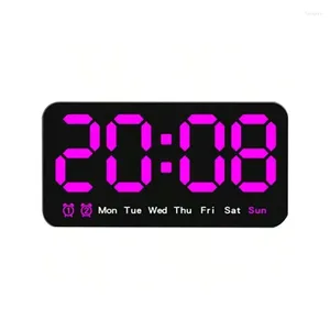 Table Clocks 1PCS With Temperature Display Living Room Simple Large Screen Hanging Dual-purpose Alarm Clock