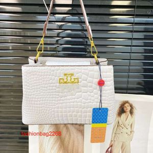 Store Promocja Designer Torba Krokodyla skóra Tote 2024 Nowa torba na jedno ramię w torbie Krokodyl Lichee Damska Tote Stylowa ręczna torba crossbody