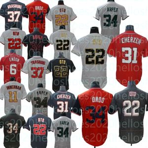 Baseball-Trikots Custom S-4xl Soto Scherzer Rendon Strasburg Marper Zimmerman Turner Werlander Gurriel Bregman Murphy