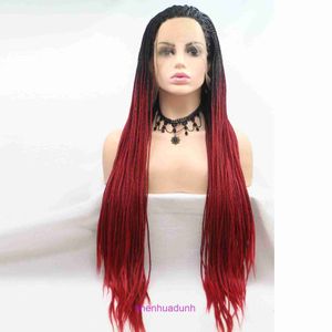 Movie stars same front lace braided wig