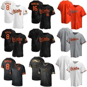 2021 Jersey Orioles #8 Ripken 16 Mancini