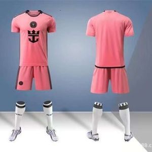 Maglie da calcio maglia da calcio rosa New Miami 10 maggio versione traspirante per asciugatura rapida versioni da uomo sportivo per adulti e maglia da donna