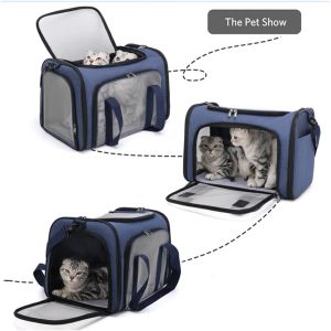 Strollers Top Load Cat Carrier Bag Pet Carrier Transport Travel Bag Capsule Foldable Breathable for Pet Supply Medium Cats and Small Dogs