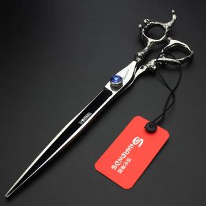 Shears Professional Barbershop Hair Scissors 7 Inch 8 Inch 9 Inch Japanese Cutting Shears Thinning Straight Haircut Cliper Makas