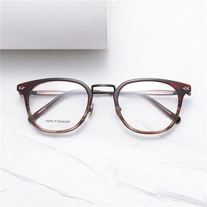 Optische Brille für Männer Frauen Retro M3113 Designer Modeblässer Acetat Rahmen detaillierte Elastizität Square Style Anti-Blau-Lichtlinsenplatte mit Kasten