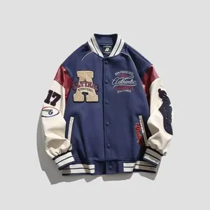 Jackets masculinos American Fashion Brand Roupas de beisebol Spring e Fall Street Flight Jacket Loose Cargo Casual Casual